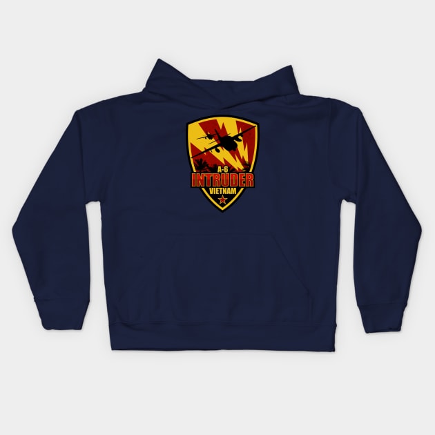 A-6 Intruder Vietnam Patch Kids Hoodie by TCP